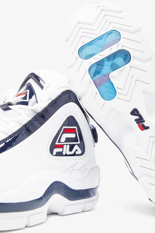 Men Fila Sneakers and Lifestyle Grant Hill 2 25th Anniversary Edition White Navy Red