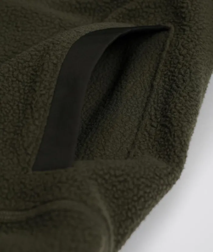Men Frederik Fleece Full Zip Jacket Ivy Green Norse Projects Outerwear