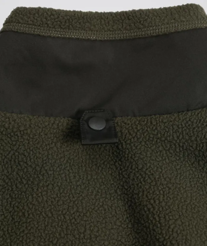 Men Frederik Fleece Full Zip Jacket Ivy Green Norse Projects Outerwear