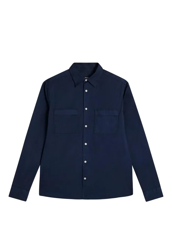 Men Gino Reg Garment Dye Shirt JL Navy JLindeberg Shirts Men Gino Reg Garment Dye Shirt JL Navy JLindeberg Shirts