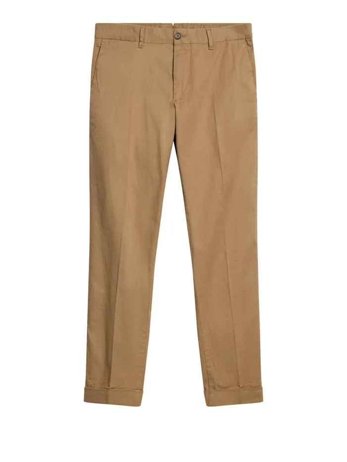 Men Grant Linen Stretch Pants Tiger Brown JLindeberg Trousers Men Grant Linen Stretch Pants Tiger Brown JLindeberg Trousers