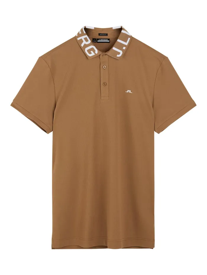 Men Gus Regular Polo Tiger Brown JLindeberg Polo Shirts Men Gus Regular Polo Tiger Brown JLindeberg Polo Shirts