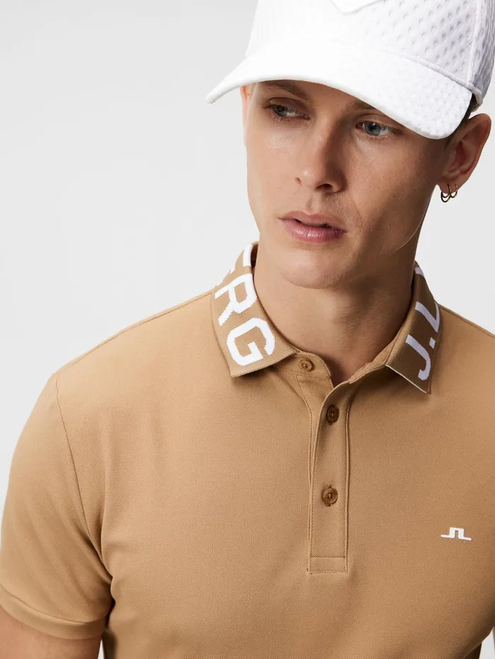 Men Gus Regular Polo Tiger Brown JLindeberg Polo Shirts Men Gus Regular Polo Tiger Brown JLindeberg Polo Shirts