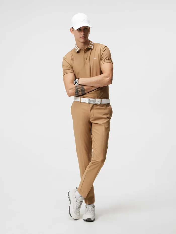 Men Gus Regular Polo Tiger Brown JLindeberg Polo Shirts Men Gus Regular Polo Tiger Brown JLindeberg Polo Shirts