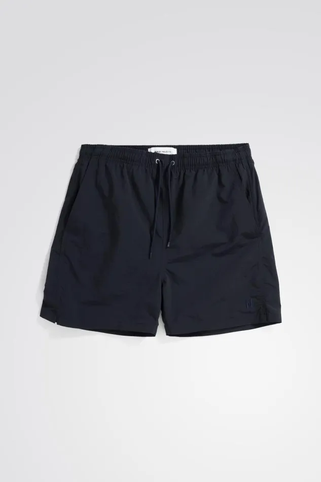 Men Hauge Recycled Nylon Swimmers Dark Navy Norse Projects Shorts