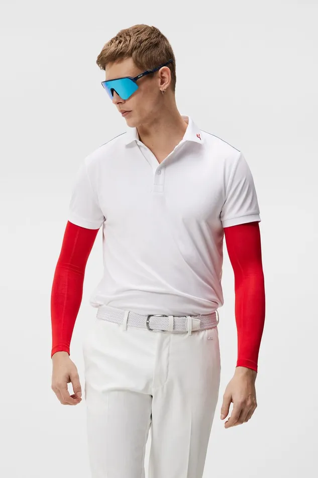 Men Jeff Reg Fit Polo White JLindeberg Polo Shirts