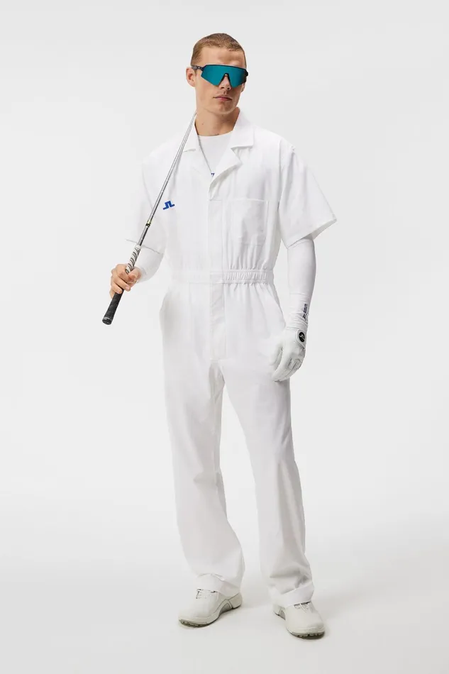 Men JL Overall White JLindeberg Trousers Men JL Overall White JLindeberg Trousers