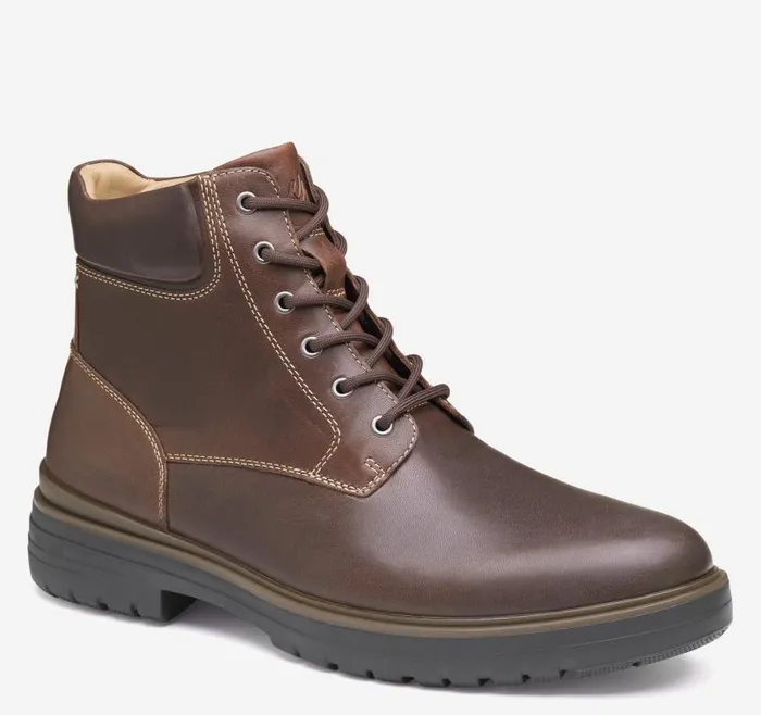 Men Johnston and Murphy Boots XC4 Henson Plain Toe Boot Mahogany Waterproof Full Grain Men Johnston and Murphy Boots XC4 Henson Plain Toe Boot Mahogany Waterproof Full Grain