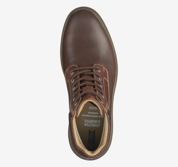 Men Johnston and Murphy Boots XC4 Henson Plain Toe Boot Mahogany Waterproof Full Grain Men Johnston and Murphy Boots XC4 Henson Plain Toe Boot Mahogany Waterproof Full Grain
