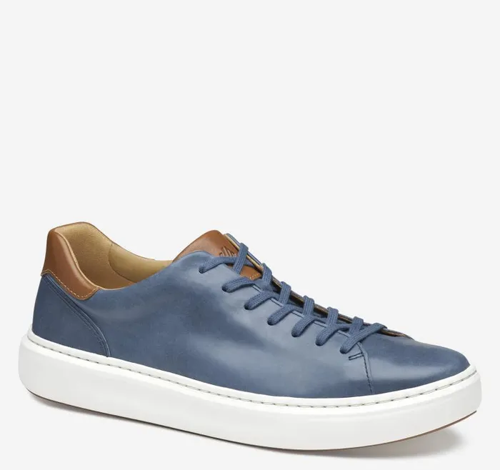 Men Johnston and Murphy LaceUps Anders LaceToToe Navy Full Grain