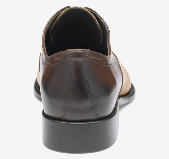 Men Johnston and Murphy LaceUps Ellsworth Cap Toe Browntan Italian Calfskin Men Johnston and Murphy LaceUps Ellsworth Cap Toe Browntan Italian Calfskin