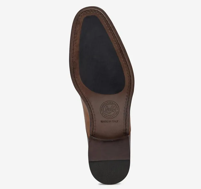 Men Johnston and Murphy LaceUps Ellsworth Cap Toe Browntan Italian Calfskin Men Johnston and Murphy LaceUps Ellsworth Cap Toe Browntan Italian Calfskin