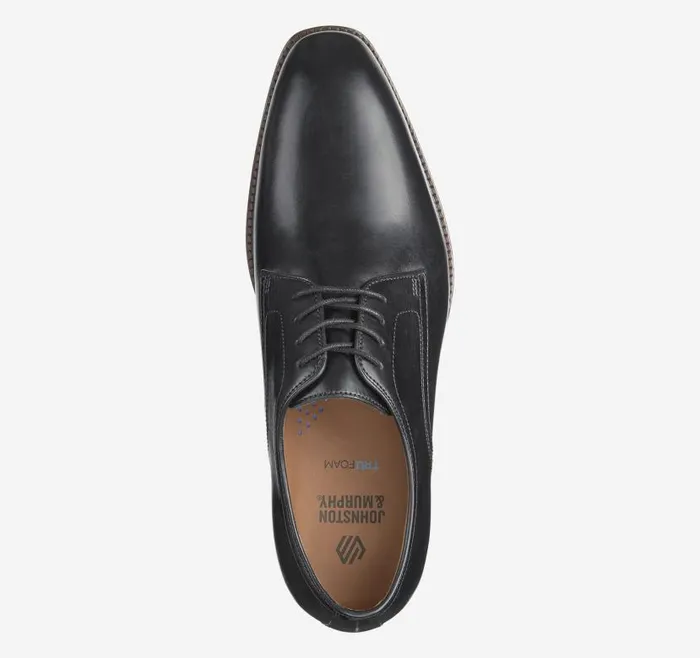 Men Johnston and Murphy LaceUps Sullivan Plain Toe Black Italian Calfskin Men Johnston and Murphy LaceUps Sullivan Plain Toe Black Italian Calfskin