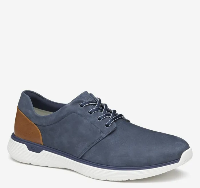 Men Johnston and Murphy LaceUps XC4 Prentiss 2 Plain Toe Navy Waterproof Tumbled Nubuck Men Johnston and Murphy LaceUps XC4 Prentiss 2 Plain Toe Navy Waterproof Tumbled Nubuck