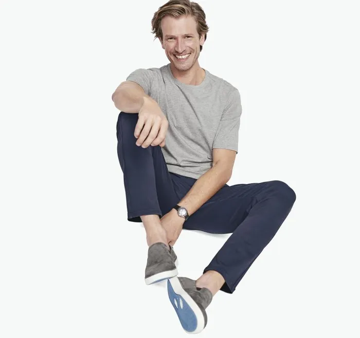 Men Johnston and Murphy Polos and Tees Essential Tee Heather Gray Men Johnston and Murphy Polos and Tees Essential Tee Heather Gray