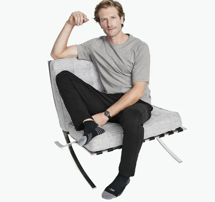 Men Johnston and Murphy Polos and Tees Essential Tee Heather Gray Men Johnston and Murphy Polos and Tees Essential Tee Heather Gray