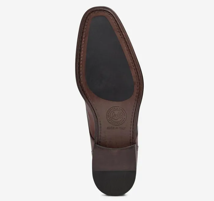 Men Johnston and Murphy SlipOns and Loafers Ellsworth Double Buckle Boot Brown Handstained Calfskin Men Johnston and Murphy SlipOns and Loafers Ellsworth Double Buckle Boot Brown Handstained Calfskin