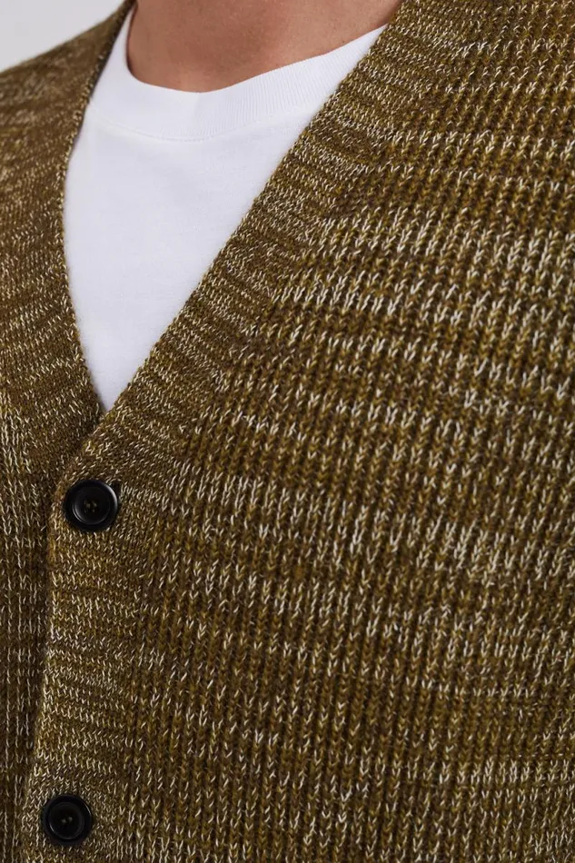 Men Jonas Donegal Diamond Sweater Grey Melange Norse Projects Knitwear