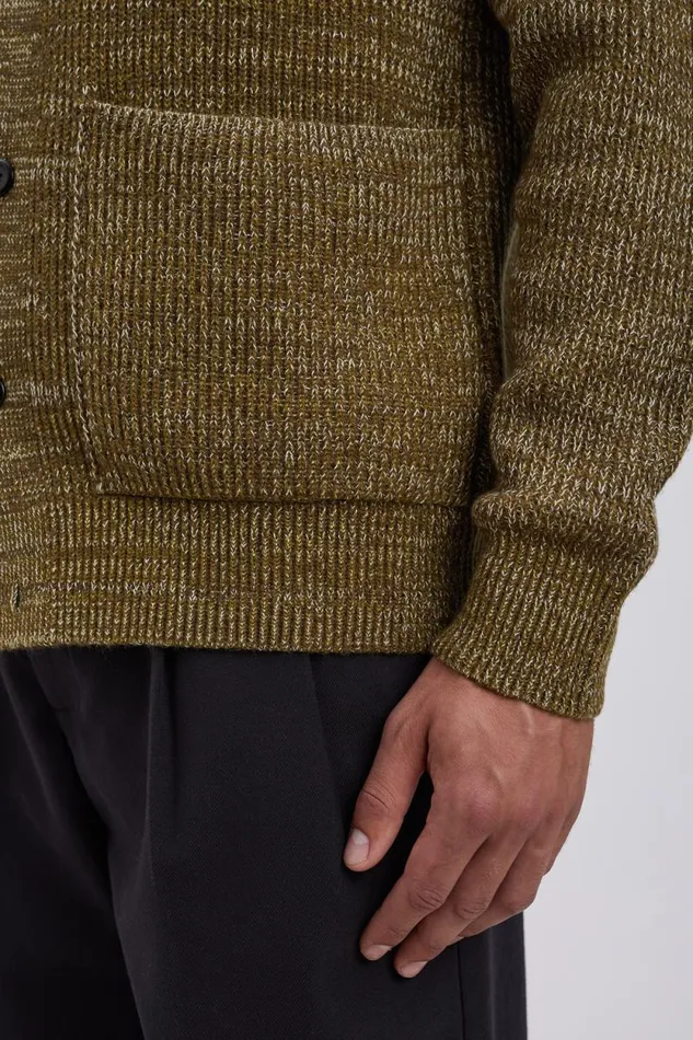 Men Jonas Donegal Diamond Sweater Grey Melange Norse Projects Knitwear