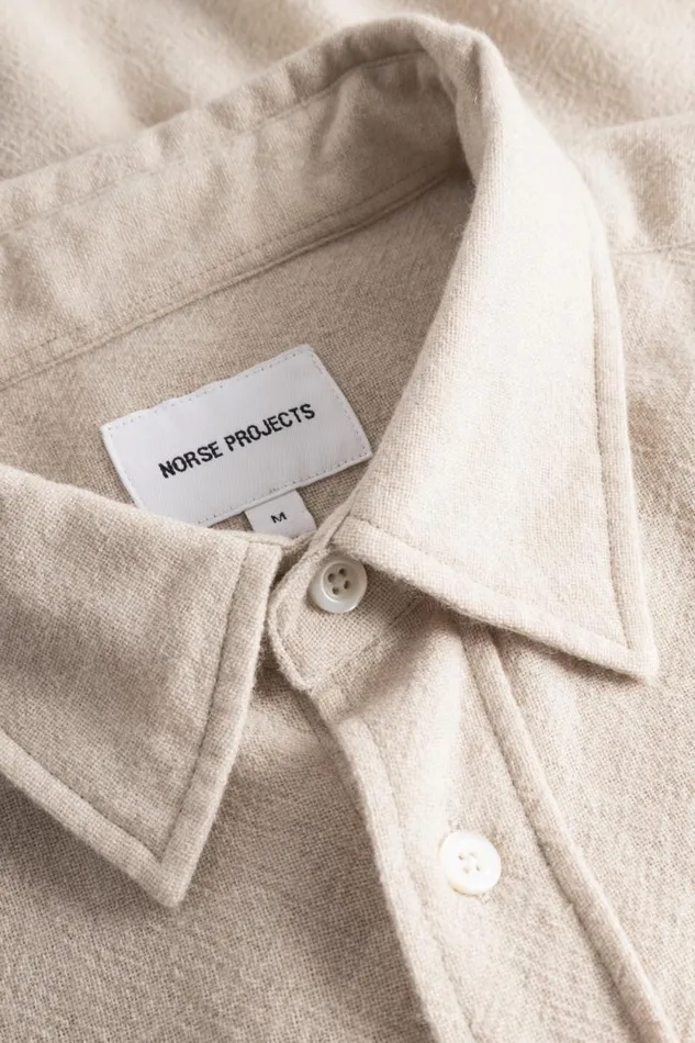 Men Jonas Donegal Diamond Sweater Grey Melange Norse Projects Knitwear