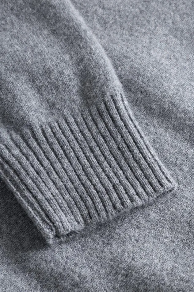 Men Jonas Donegal Diamond Sweater Grey Melange Norse Projects Knitwear