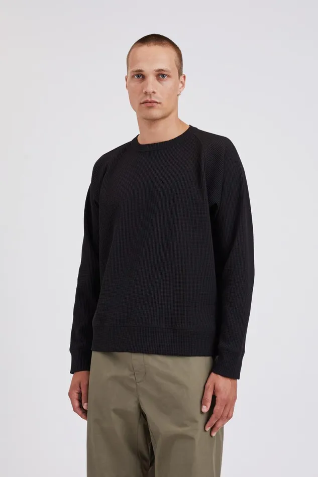 Men Jonas Donegal Diamond Sweater Grey Melange Norse Projects Knitwear