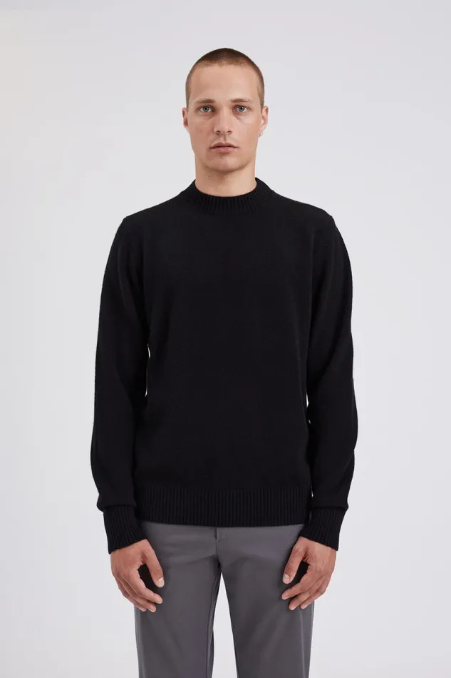 Men Jonas Donegal Diamond Sweater Grey Melange Norse Projects Knitwear