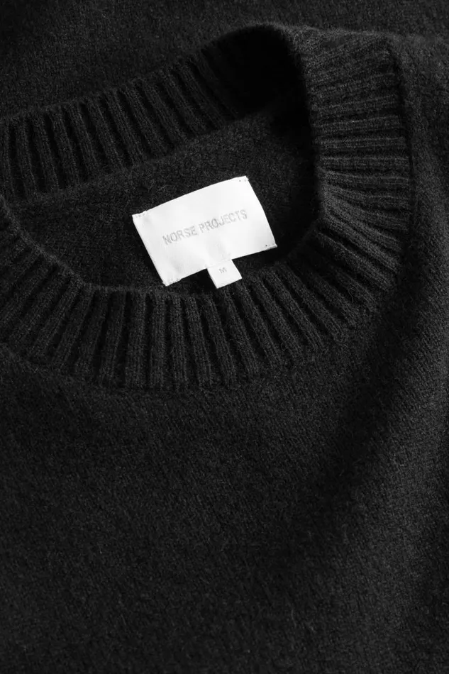 Men Jonas Donegal Diamond Sweater Grey Melange Norse Projects Knitwear