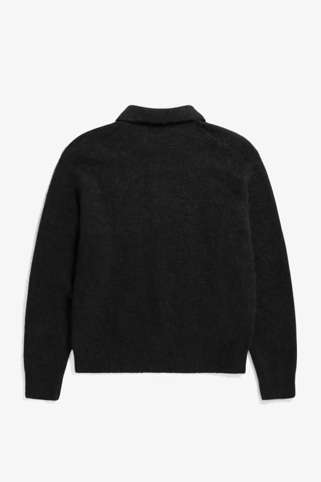 Men Jonas Donegal Diamond Sweater Grey Melange Norse Projects Knitwear