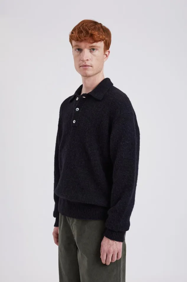 Men Jonas Donegal Diamond Sweater Grey Melange Norse Projects Knitwear
