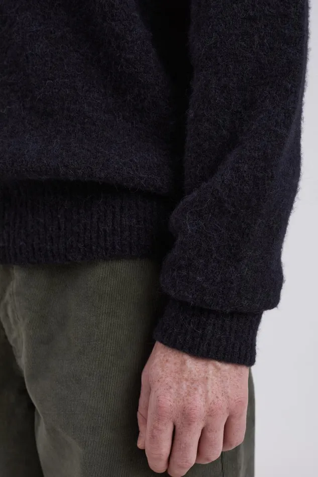 Men Jonas Donegal Diamond Sweater Grey Melange Norse Projects Knitwear