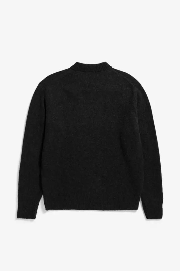 Men Jonas Donegal Diamond Sweater Grey Melange Norse Projects Knitwear