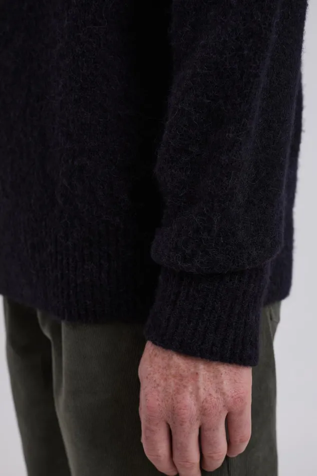 Men Jonas Donegal Diamond Sweater Grey Melange Norse Projects Knitwear