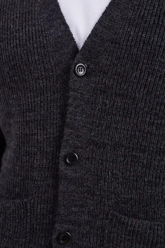 Men Jonas Donegal Diamond Sweater Grey Melange Norse Projects Knitwear
