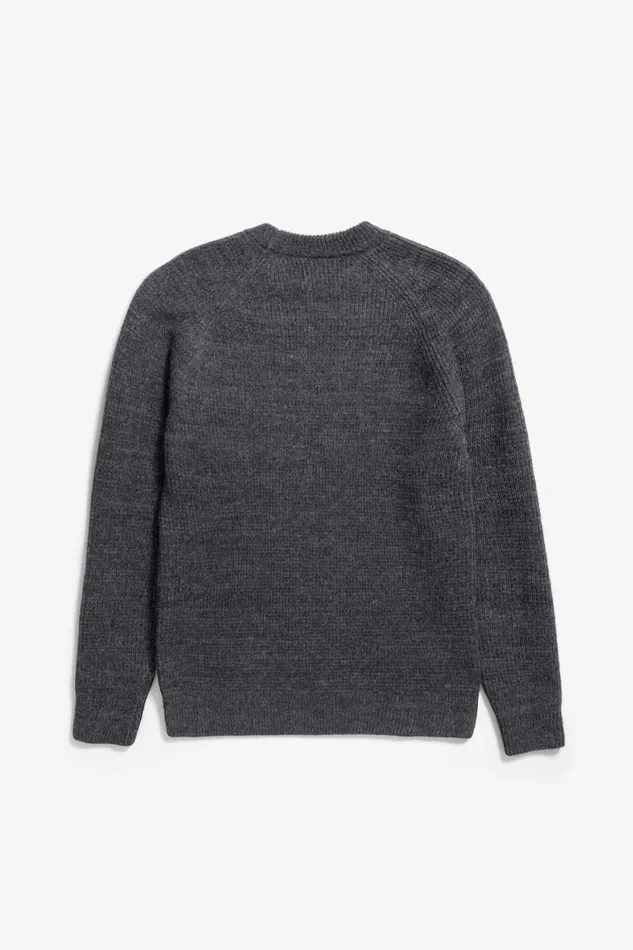 Men Jonas Donegal Diamond Sweater Grey Melange Norse Projects Knitwear