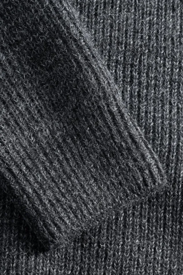 Men Jonas Donegal Diamond Sweater Grey Melange Norse Projects Knitwear
