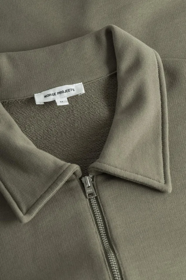 Men Jonas Donegal Diamond Sweater Grey Melange Norse Projects Knitwear