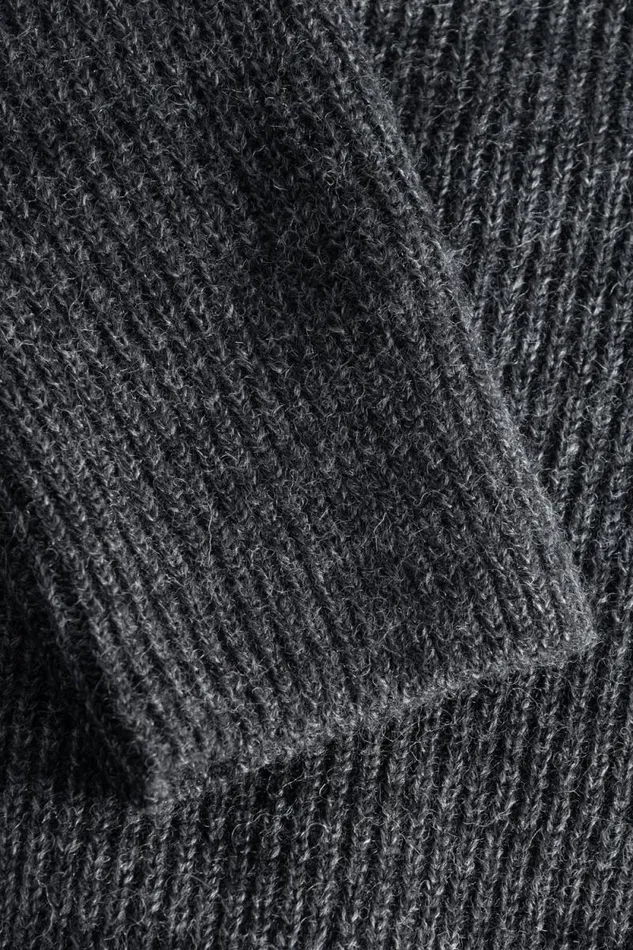 Men Jonas Donegal Diamond Sweater Grey Melange Norse Projects Knitwear