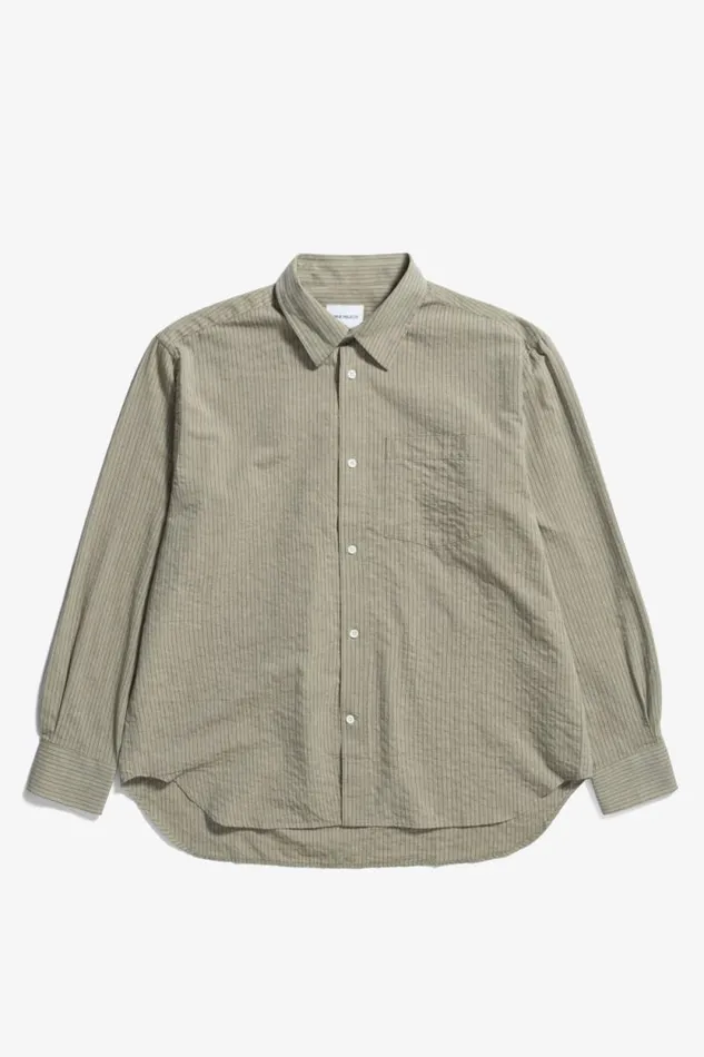 Men Jonas Donegal Diamond Sweater Grey Melange Norse Projects Knitwear