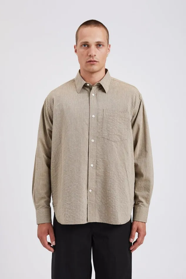 Men Jonas Donegal Diamond Sweater Grey Melange Norse Projects Knitwear