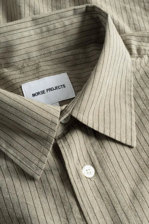 Men Jonas Donegal Diamond Sweater Grey Melange Norse Projects Knitwear