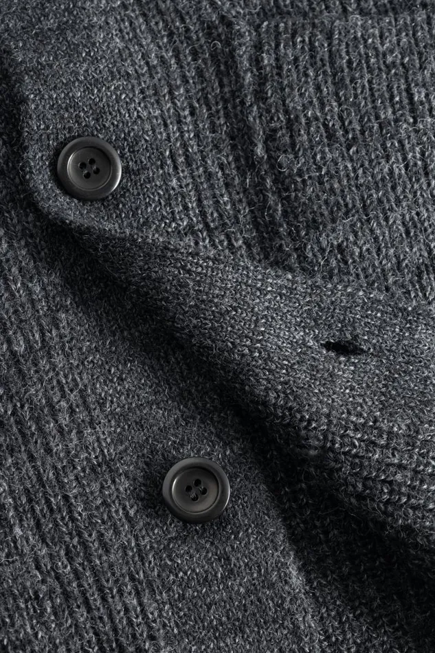 Men Jonas Donegal Diamond Sweater Grey Melange Norse Projects Knitwear