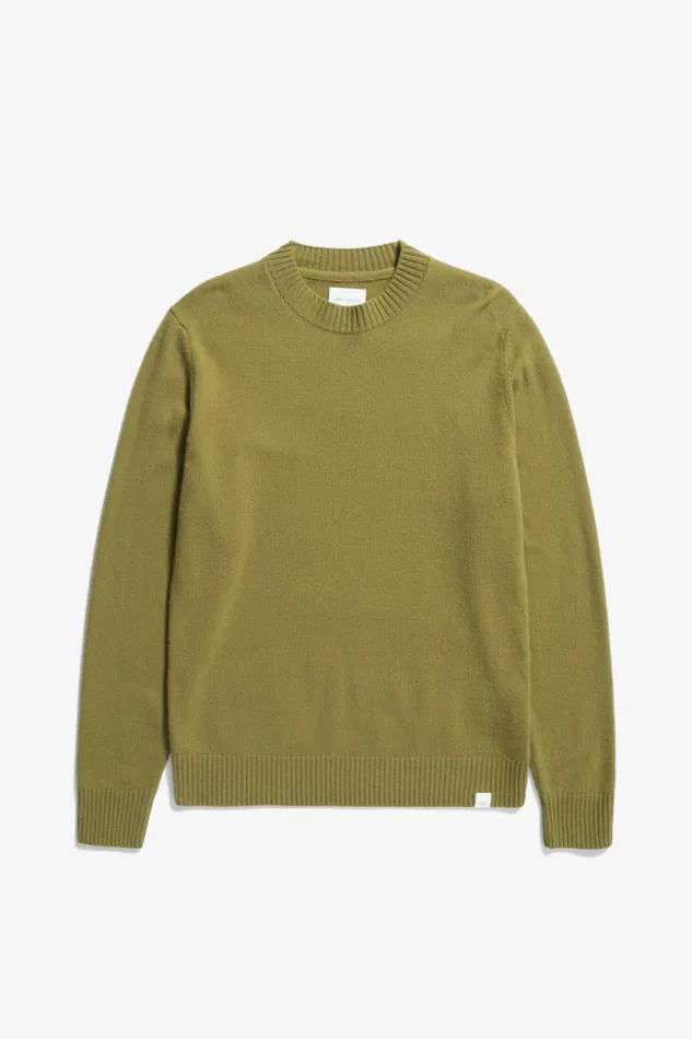 Men Jonas Donegal Diamond Sweater Grey Melange Norse Projects Knitwear
