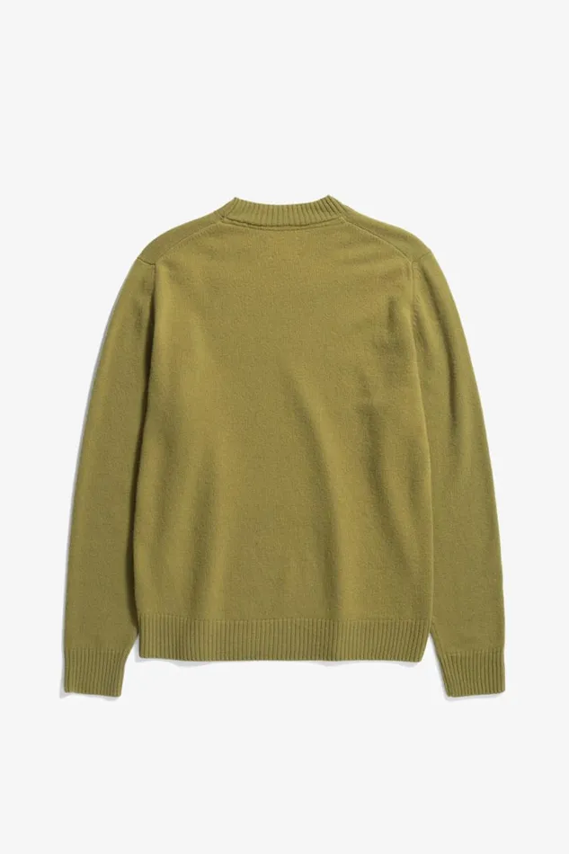 Men Jonas Donegal Diamond Sweater Grey Melange Norse Projects Knitwear