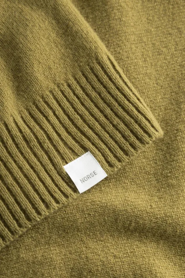 Men Jonas Donegal Diamond Sweater Grey Melange Norse Projects Knitwear