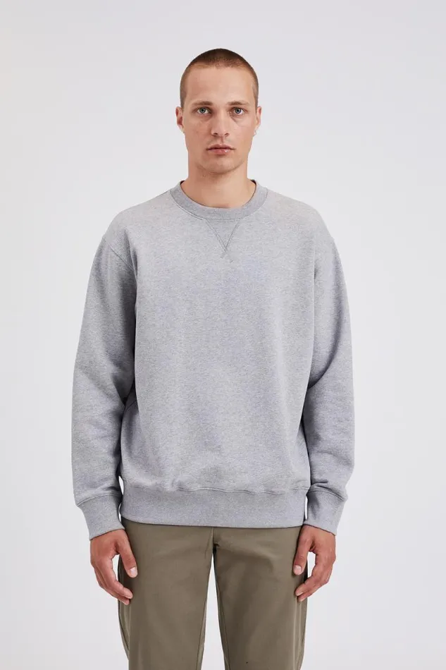 Men Jonas Donegal Diamond Sweater Grey Melange Norse Projects Knitwear