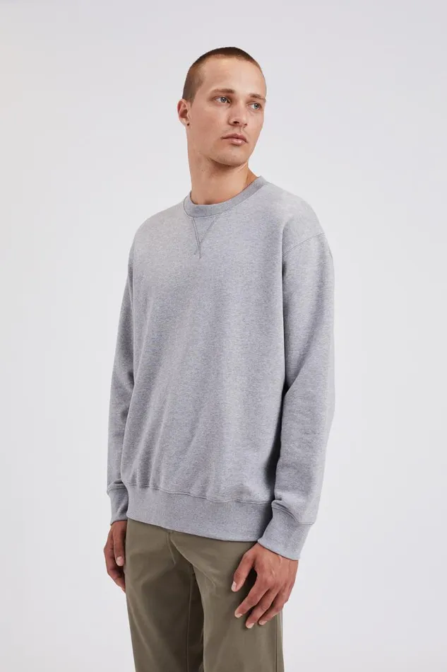 Men Jonas Donegal Diamond Sweater Grey Melange Norse Projects Knitwear