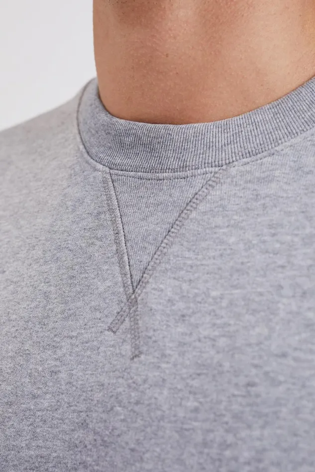 Men Jonas Donegal Diamond Sweater Grey Melange Norse Projects Knitwear