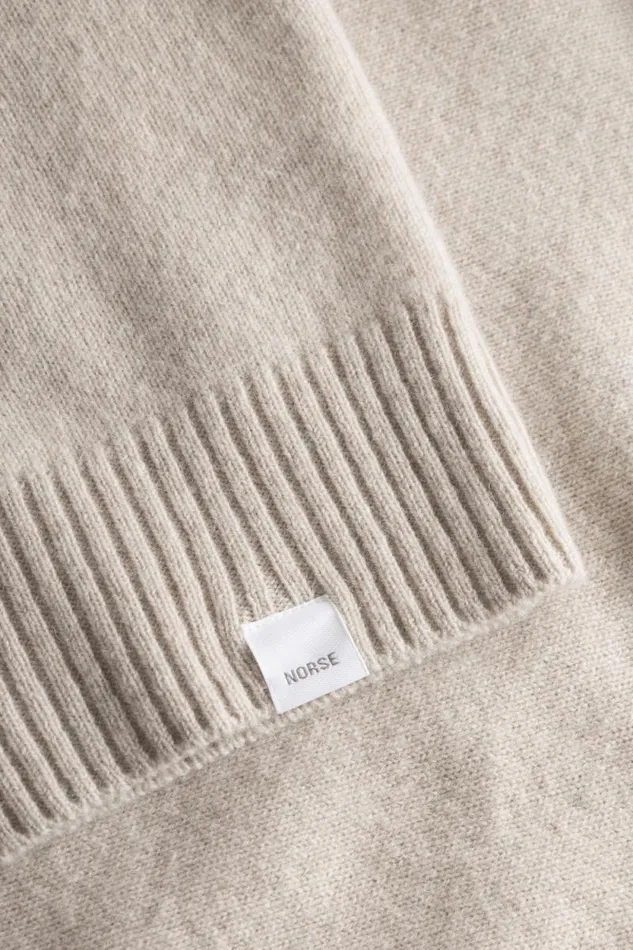 Men Jonas Donegal Diamond Sweater Grey Melange Norse Projects Knitwear