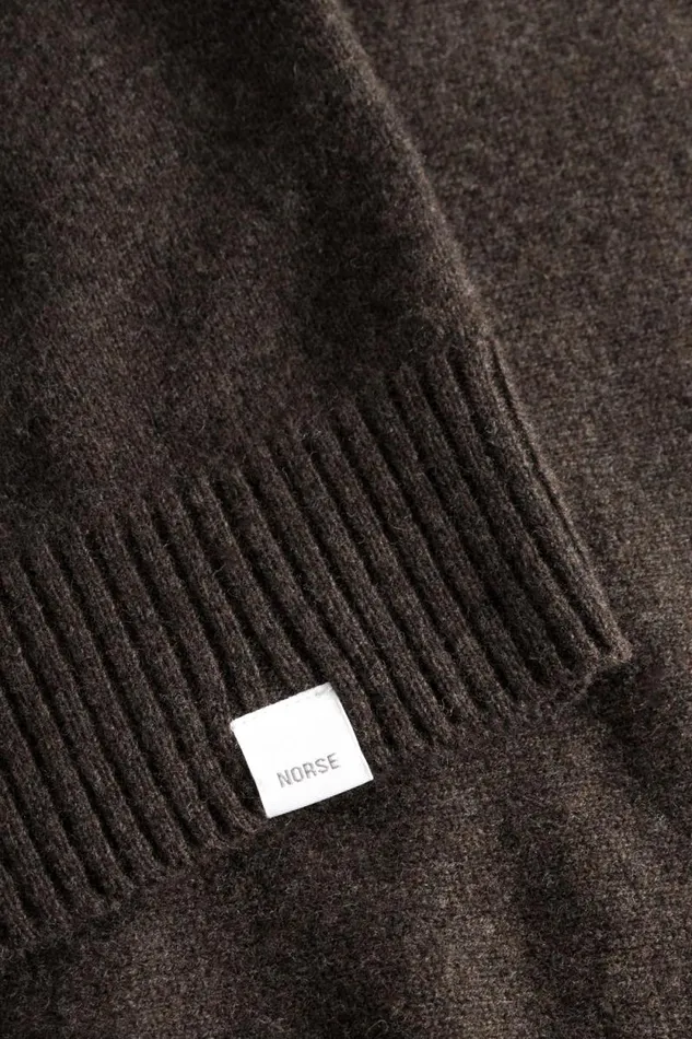 Men Jonas Donegal Diamond Sweater Grey Melange Norse Projects Knitwear